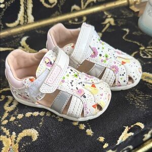 Geox Multicolor Baby Shoes with Velcro